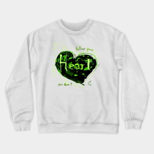 HEART FOLLOW FOS/W Crewneck Sweatshirt